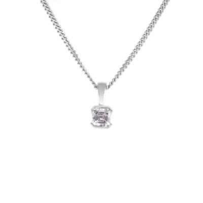 Octelle 18ct white gold quarter carat diamond pendant - Product number 6723616