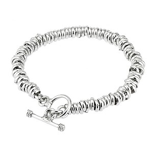 Silver T-Bar Candy Bracelet