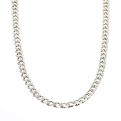 sterling Silver Mens Medium Curb Chain