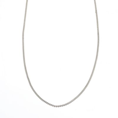 Sterling Silver Ladies Light Curb Chain