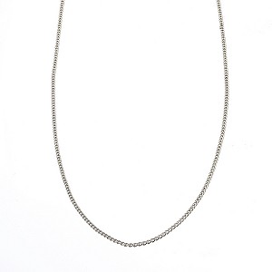 H Samuel Sterling Silver Ladies Light Curb Chain