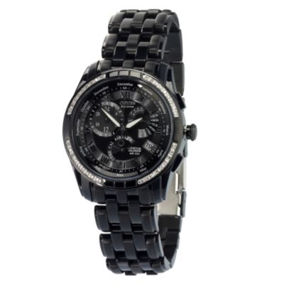 Citizen Eco-Drive mens iridium plated bracelet