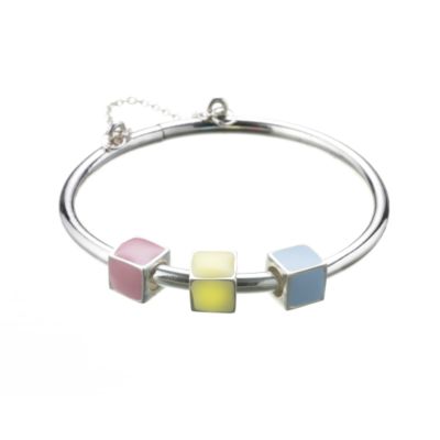 Sterling silver ABC bangle - Product number 6736793