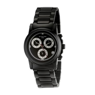 Cross Milan men's black dial chronograph stainless steel bracelet watch - Product number 6736882