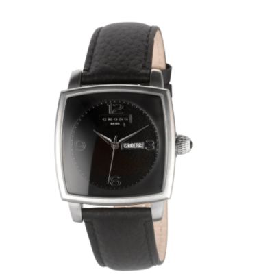 Cross Paris men's square dial brown leather strap watch - Product number 6736955