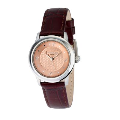 Cross Chicago ladies' brown leather strap watch - Product number 6736998