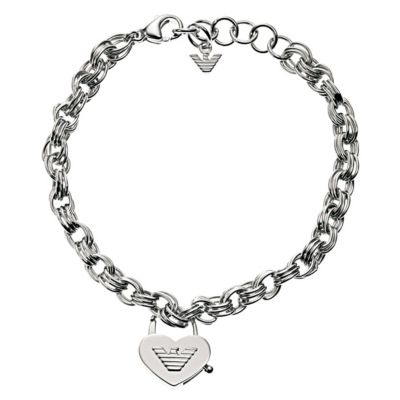 emporio Armani ladies sterling silver heart