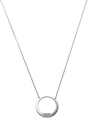 emporio Armani sterling silver circle logo