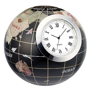 H Samuel Globe Clock