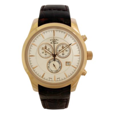 Les Originales mens rose gold case watch