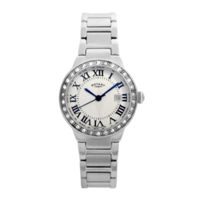 Rotary ladies' stainless steel bracelet watch