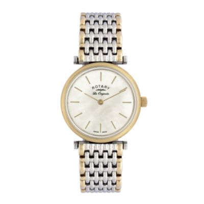 Rotary ladies' two colour bracelet watch