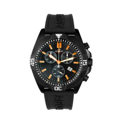 Rotary men's black rubber bracelet watch - Product number 6746845