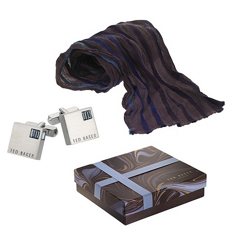 Ted Baker cufflinks and scarf set