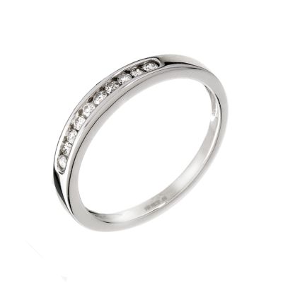 9ct white gold diamond eternity ring