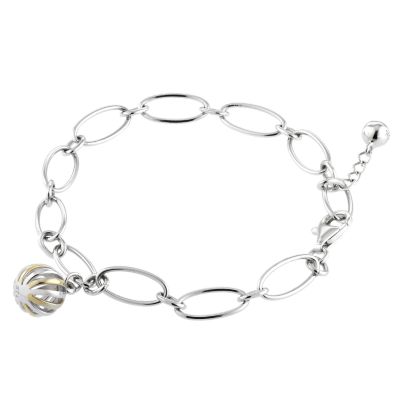 Sphere of Life 18ct Gold-Plated Fire Charm Bracelet