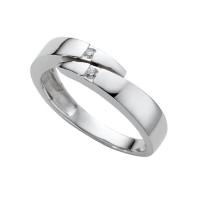 9ct white gold diamond ring - Product number 6756867