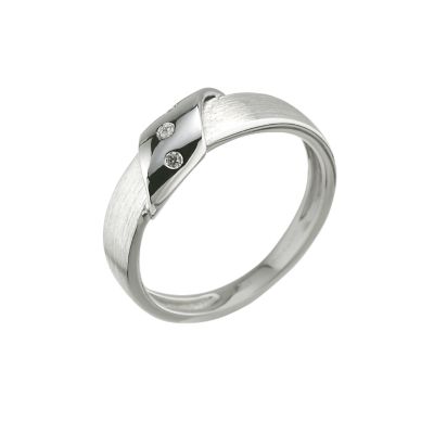 9ct white gold diamond ring