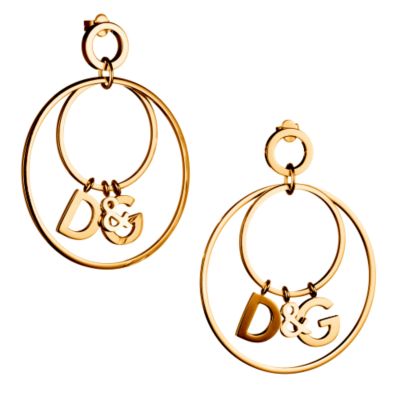 D&G gold-plated hoop earrings - Product number 6785832