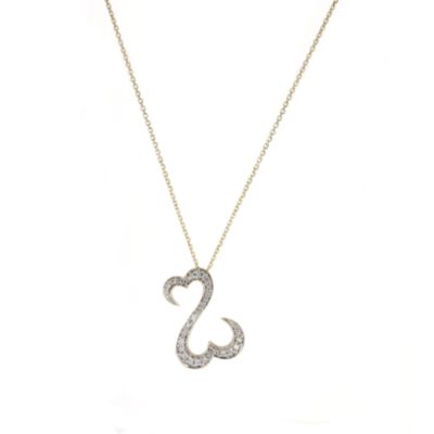 Open Hearts by Jane Seymour Quarter Carat Diamond Pendant