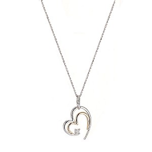 Open Hearts by Jane Seymour 9ct Two Colour Gold