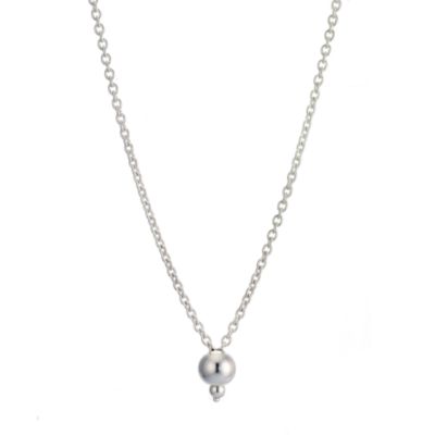 chamilia sterling silver drop necklace 71cm or