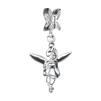 Unbranded Chamilia - sterling silver Disney Tinker Bell bead