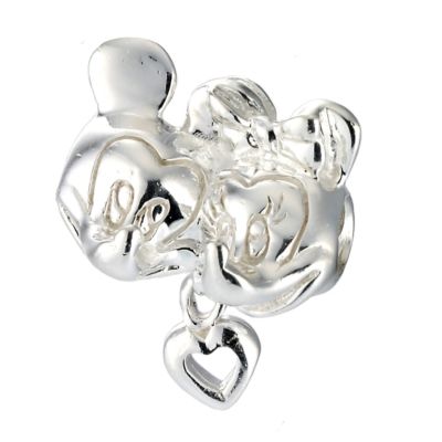 Chamilia - silver Mickey and Minnie Mouse bead