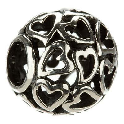 chamilia - sterling silver Captured Hearts bead