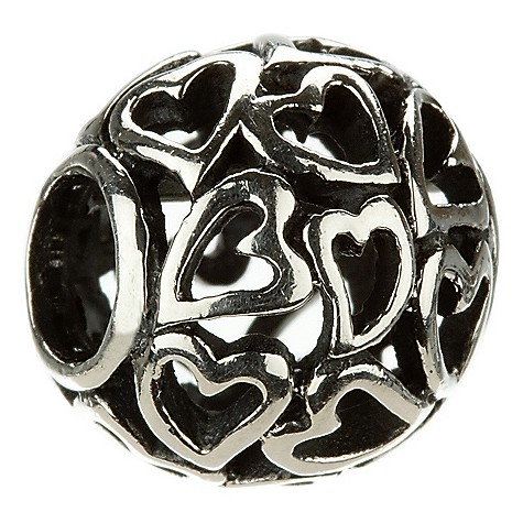 Unbranded Chamilia - sterling silver Captured Hearts bead