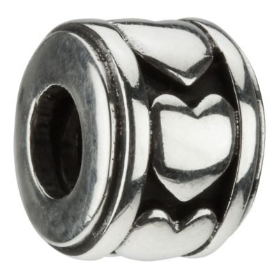 Chamilia - sterling silver love heart bead