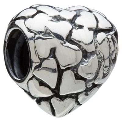 Unbranded Chamilia - sterling silver heart of hearts bead