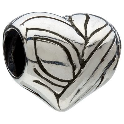 Unbranded Chamilia - sterling silver heart bead