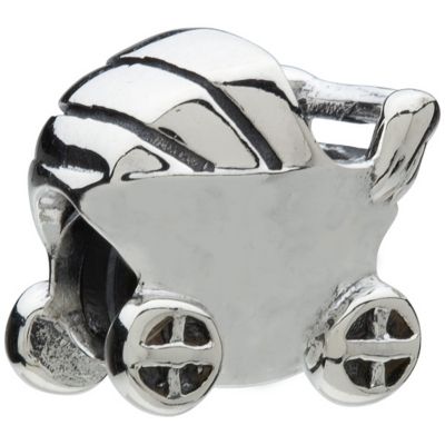 Unbranded Chamilia - sterling silver pram bead