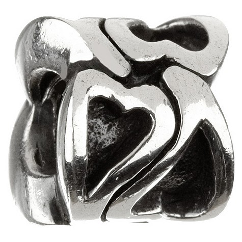 Unbranded Chamilia - sterling silver hearts bead