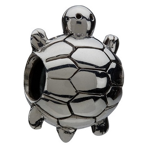 Unbranded Chamilia - sterling silver turtle bead