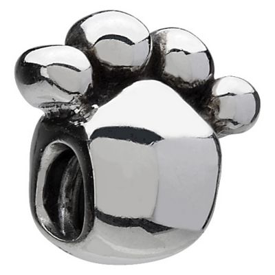 chamilia - sterling silver paw bead