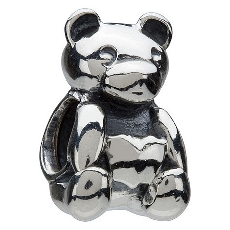 Unbranded Chamilia - sterling silver teddy bear bead