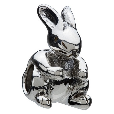 chamilia - sterling silver bunny bead