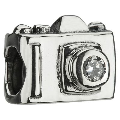 Chamilia - sterling silver cubic zirconia camera