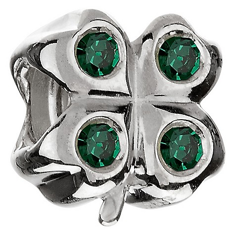 - sterling silver four leaf clover bead