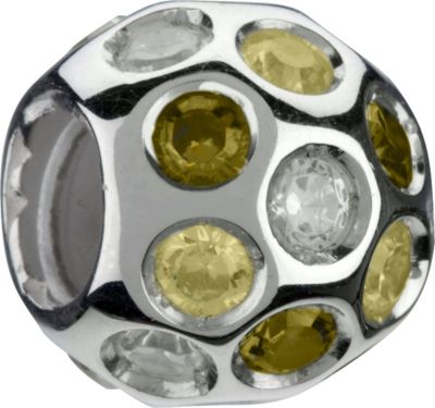 Chamilia - sterling silver cubic zirconia disco ball bead