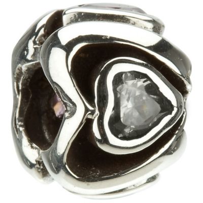 Chamilia - sterling silver cubic zirconia Mother heart bead - Product number 6804381