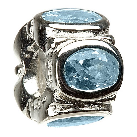 Unbranded Chamilia - sterling silver aquamarine cubic