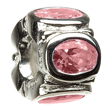 chamilia - sterling silver and pink cubic