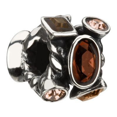 Unbranded Chamilia - sterling silver marquis brown cubic