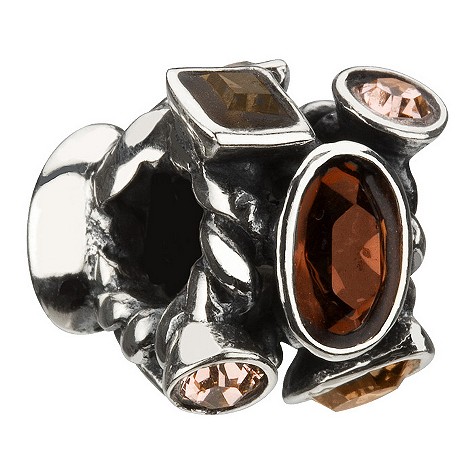 Unbranded Chamilia - sterling silver marquis brown cubic