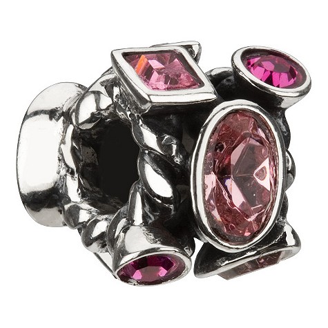 Unbranded Chamilia - sterling silver marquis pink cubic