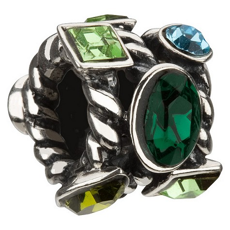 Unbranded Chamilia - sterling silver marquis green cubic