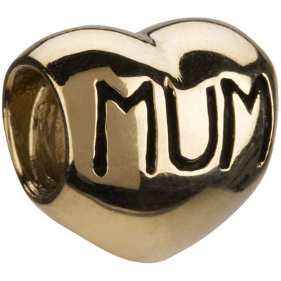 Chamilia - 14k yellow gold Mum heart bead - Product number 6804810
